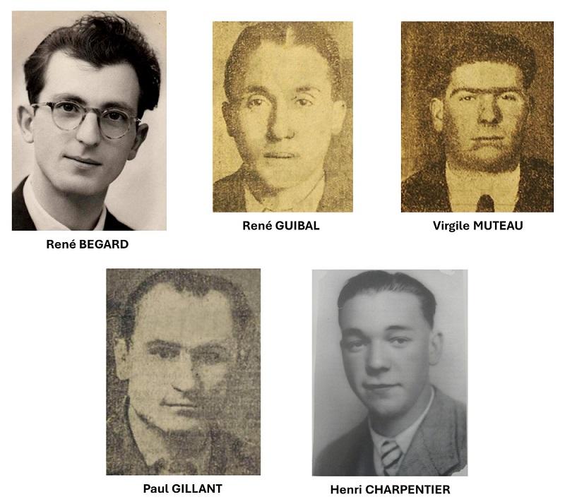 Les résistants du groupe Liberté de Neuchâtel-sur-Aisne