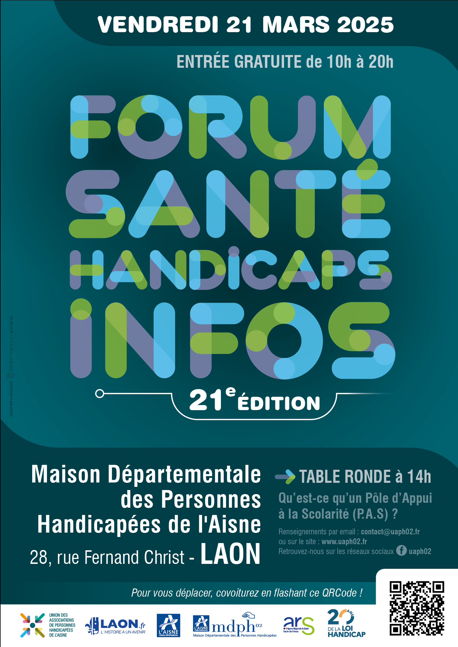 affiche forum sante handicap info 2025