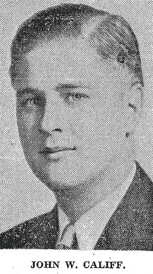le Staff Sergeant John William CALIFF 