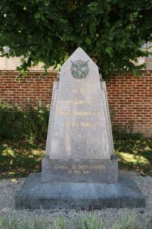Monument aux morts du 3e régiment d’autos-mitrailleuses à Dizy-le-Gros. ©Conseil dép. de l’Aisne Monument aux morts du 3e régiment d’autos-mitrailleuses à Dizy-le-Gros. ©Conseil dép. de l’Aisne