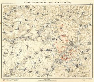 La-bataille-de-Saint-Quentin-dans-l'après-midi ©Arch.dép.Aisne La-bataille-de-Saint-Quentin-dans-l'après-midi ©Arch.dép.Aisne