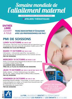 Semaine mondiale de l'allaitement maternel PMI Soissons Semaine mondiale de l'allaitement maternel PMI Soissons
