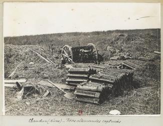 Chaudun pièces allemandes capturées