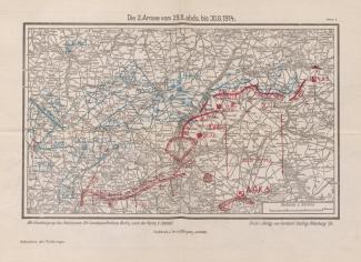 Situation de la 2e armée allemande du 29 au 30 août 1914