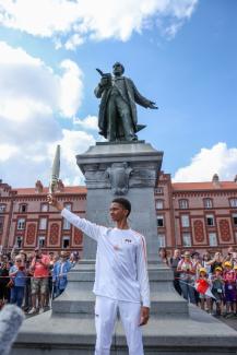 Relais de la Flamme Olympique à Guise