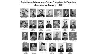 Portraits de résistants FFI du secteur de Tavaux en 1944 Portraits de résistants FFI du secteur de Tavaux en 1944