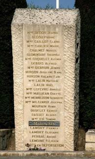 Monument des massacrés de Tavaux ©CD02 Monument des massacrés de Tavaux ©CD02