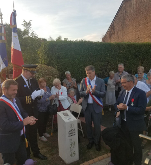 Borne Aisne Terre de mémoire à Etreux ©CD02
