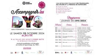 Flyer du forum DYS le 12 octobre à Saint Quentin