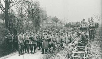 Soldats du Lauenburgisches Jäger-Bataillon Nr. 9 près de Noyon en avril 1915 ©https://denstorekrig1914-1918.dk Soldats du Lauenburgisches Jäger-Bataillon Nr. 9 près de Noyon en avril 1915 ©https://denstorekrig1914-1918.dk