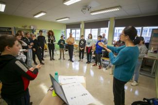 atelier langue des signes cap collège olympique