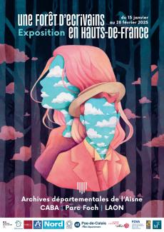 affiche foret ecrivains hauts de france
