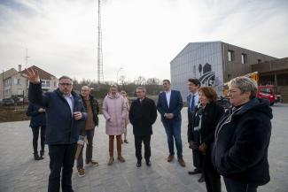 Visite chantier Condé en brie