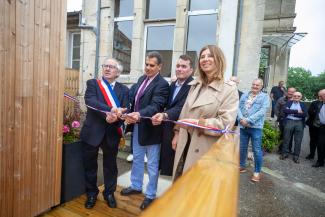 Inauguration de l'extension de la mairie de Coyolles