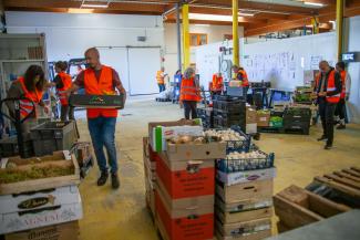 bénévoles de la Banque alimentaire de l'Aisne