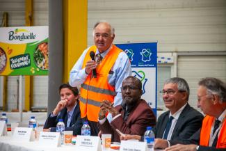 Discours d'Alain Betems président de la Banque alimentaire de l'Aisne