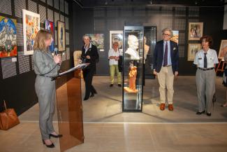 Discours de Jeanne Roussel exposition des meintres aux armees