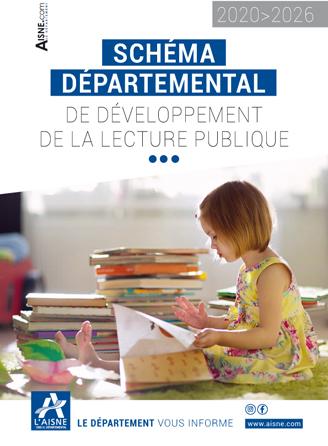 Couverture du Schéma départemental de la lecture publique du Département de l'Aisne 2020-2026