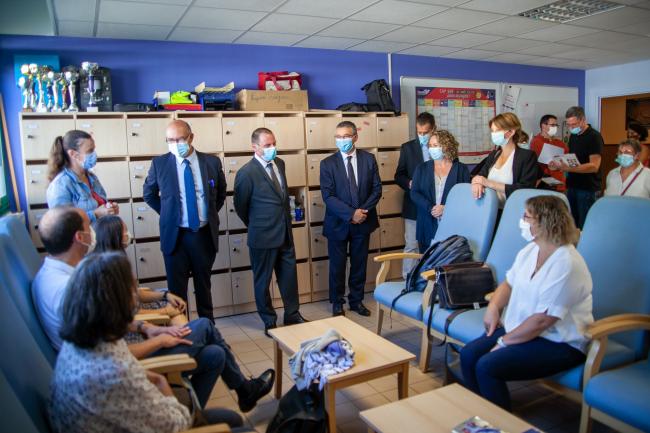 Visite salle des profs