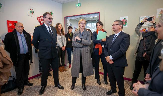 Visite de Charlotte Caubel à l'EDEF