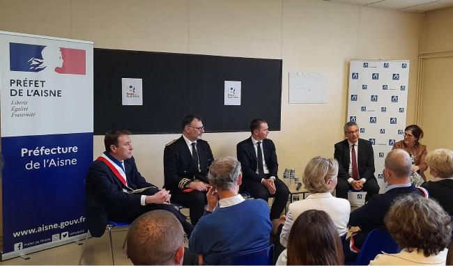 Table ronde visite ministre Olivier Dusopt