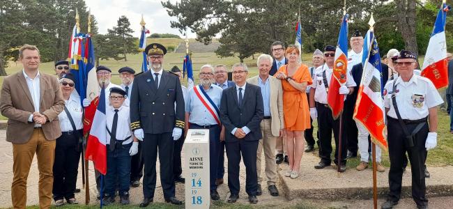 Inauguration borne Terre de mémoire - Monument les Fantômes 