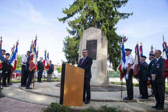 Discours de Nicolas Fricoteaux lors de l'inauguration de la borne mémorielle du moulin de Tous Vents