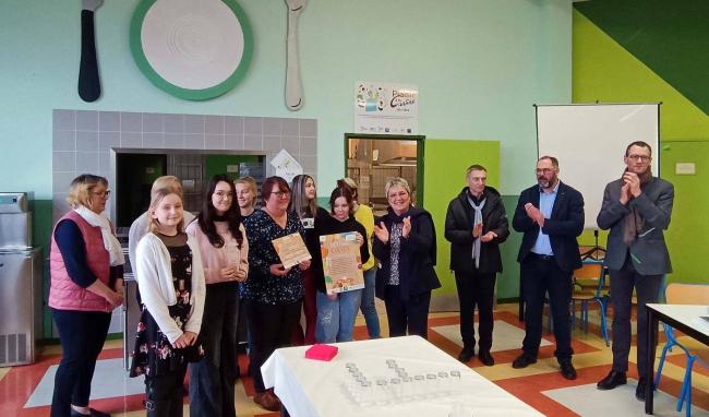 Remise des prix Défi 0 Gaspi collège de Rozoy-sur-Serre