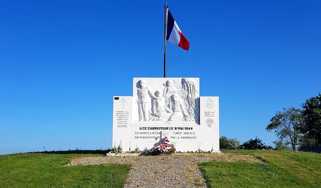 Monument en hommage aux résistants du B.O.A. - Villers-sur-Fère ©CD02 Monument en hommage aux résistants du B.O.A. - Villers-sur-Fère ©CD02