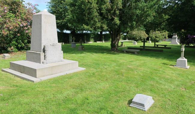 Le cimetière militaire de Lemé-Le Sourd ©CD02