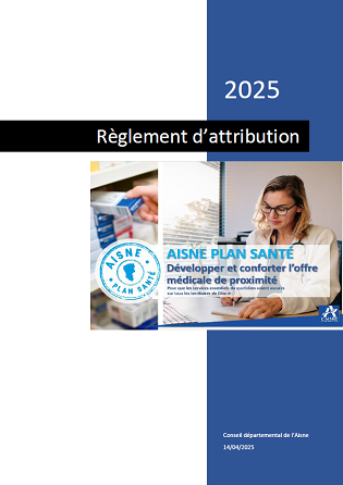 Règlement d'attribution - Plan santé 2025