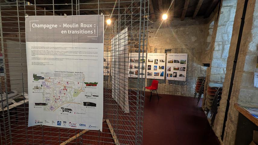 Exposition CAUE 2025 quartiers III < Laon < Aisne < Picardie