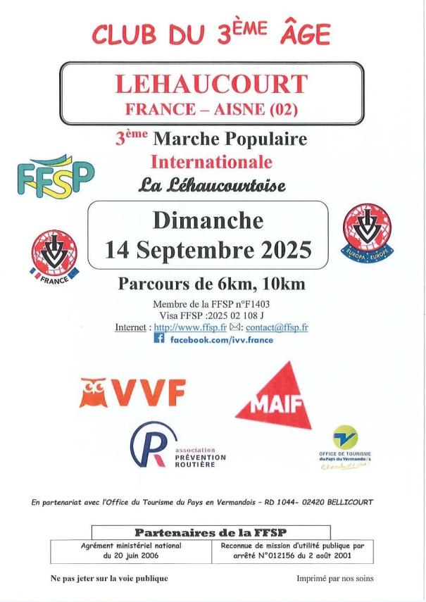 20250914 - 3ème marche Populaire LaLéhaucourtoise
