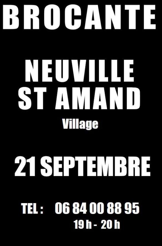 20250921 - BrocanteNeuvilleSaintAmand