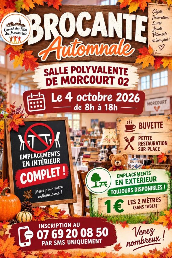 20261004 - BrocanteAutomnaleMorcourt