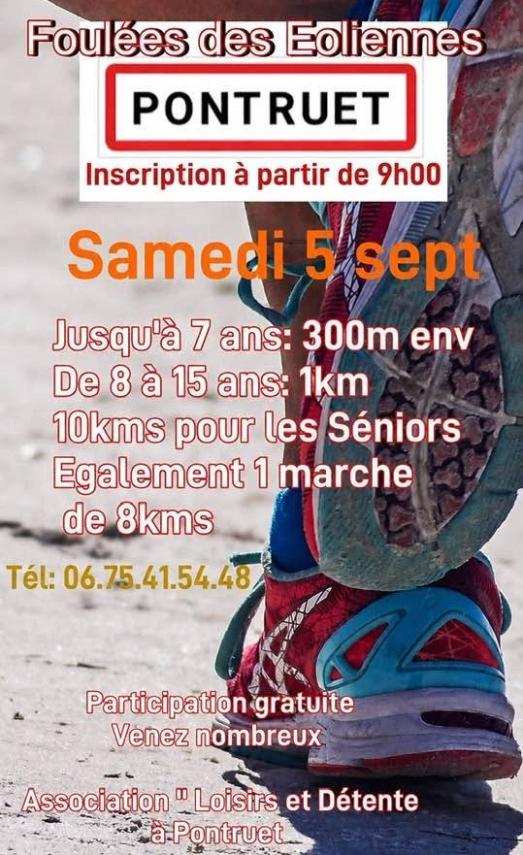 5 SEPT FOULEES PONTRUET