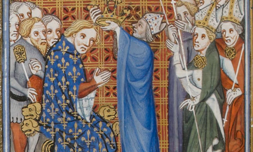 Sacre de Philippe VI en 1328