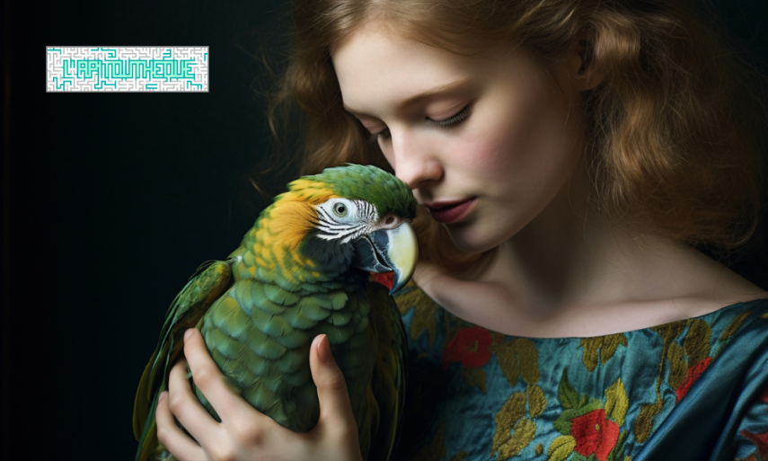 Quatre femmes et un perroquet 