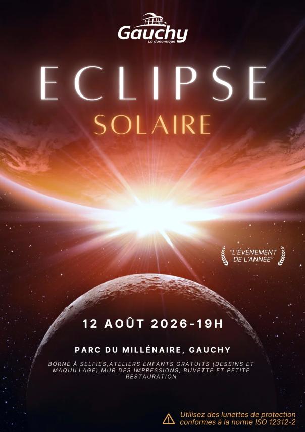 Affiche - Eclipse à Gauchy