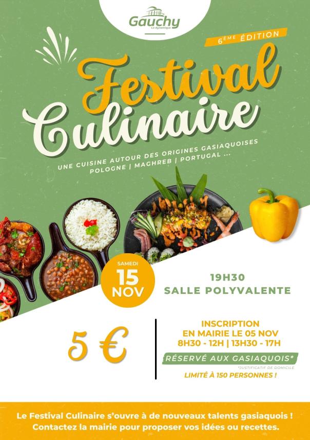 Affiche Festival Culinaire