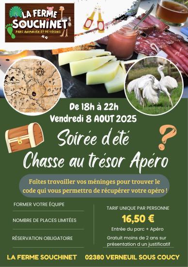 Image chasse trésor apéro Ferme Souchinet