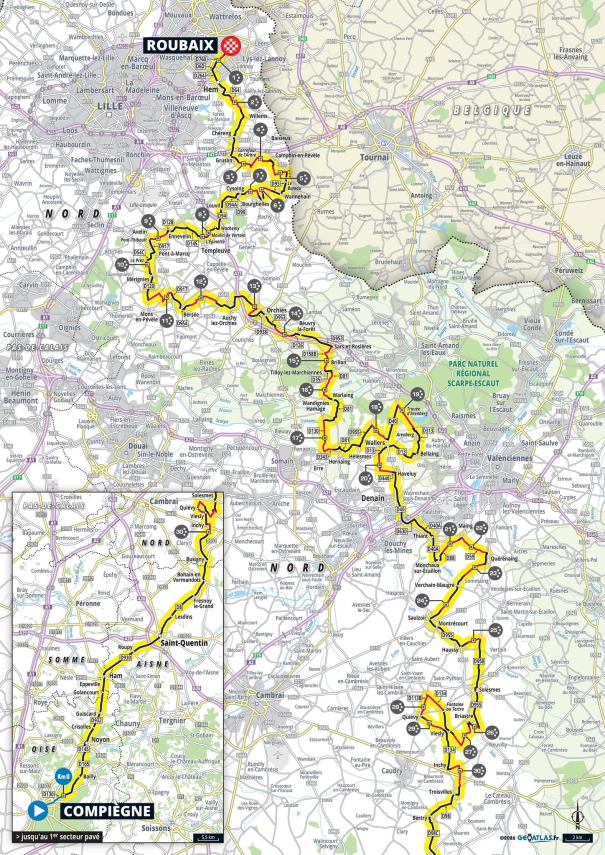 PARIS ROUBAIX 12 AVRIL