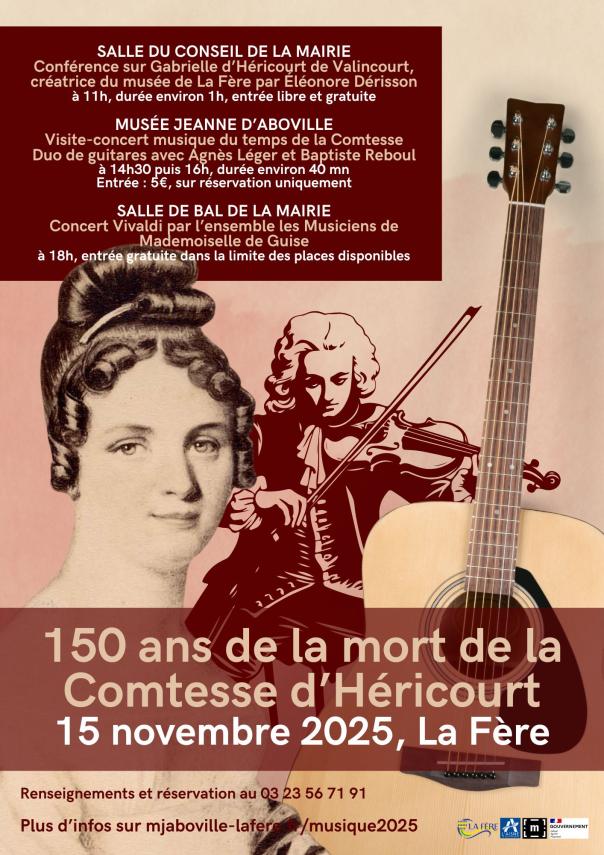 affiche 150 ans d ela comtesse - 1