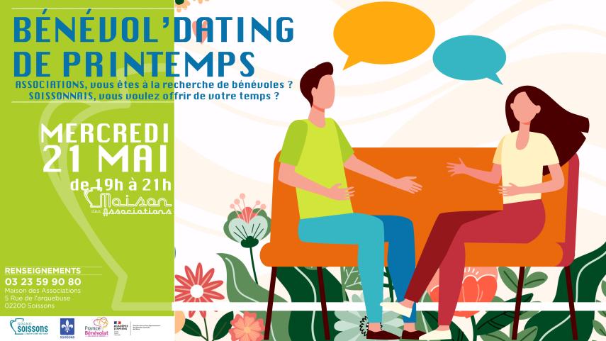 AFFICHE BÉNÉVOL'DATING DE PRINTEMPS