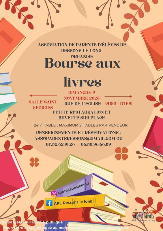 APE Ressons bourse livres ressons