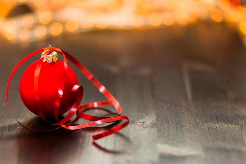 Marché de Noël boule décoration 