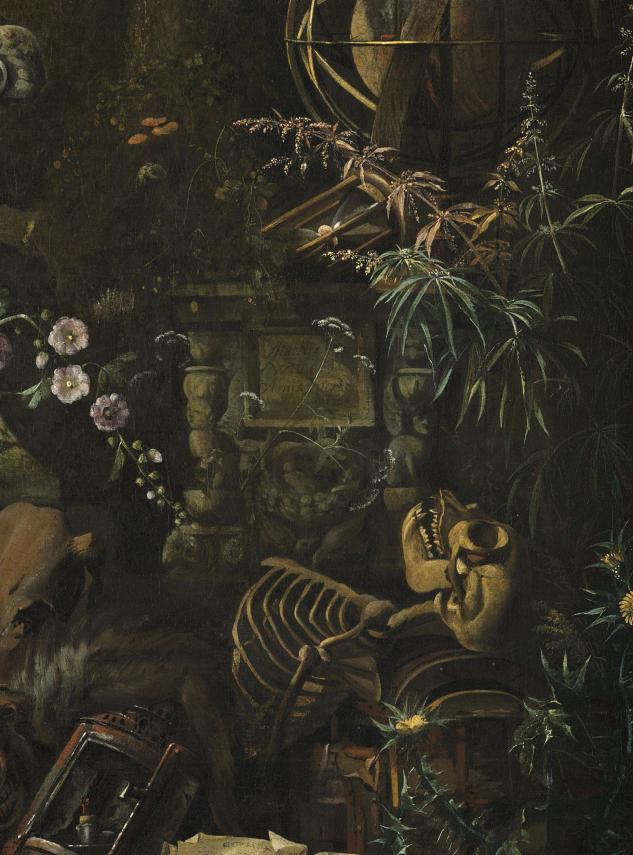 détail de la vanité de Withoos