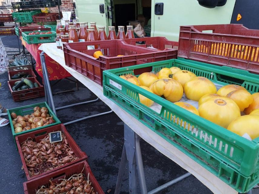 marché fermier Le Nouvion en Thiérache