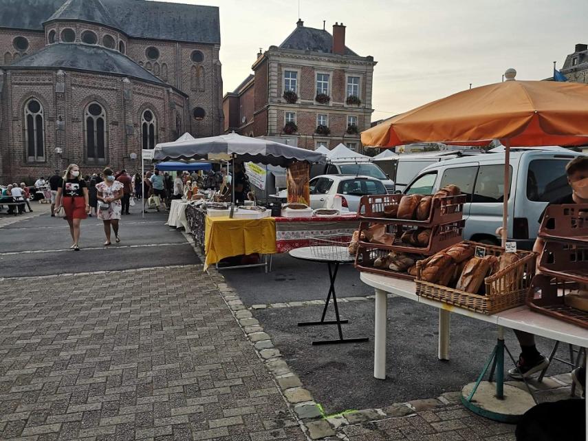 marché fermier Le Nouvion en Thiérache