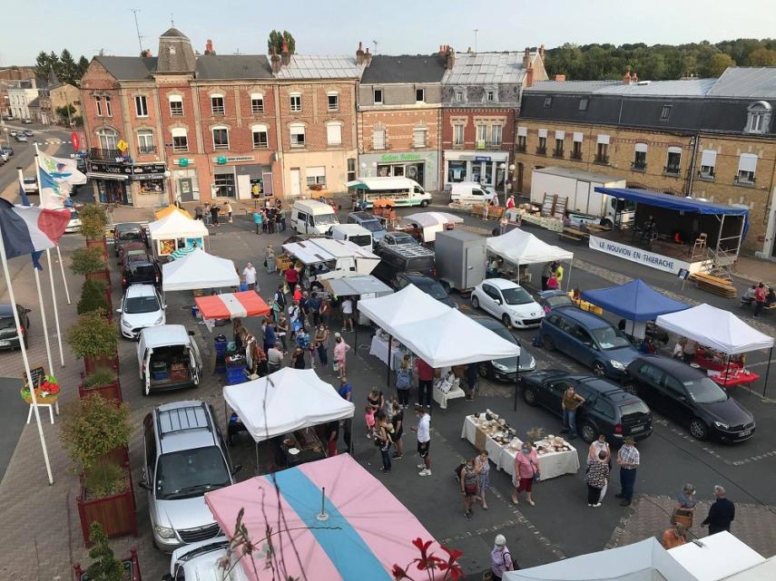 marché fermier Le Nouvion en Thiérache